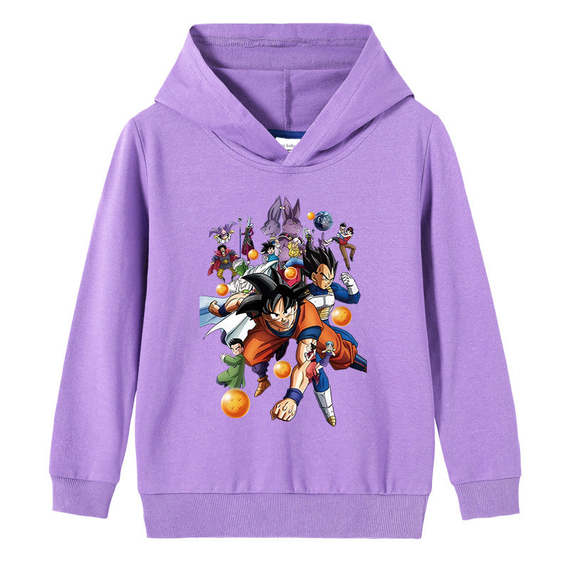 Cotton hooded sweatshirt for children