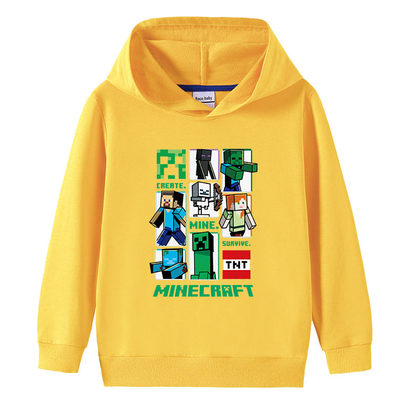 Cotton hooded sweatshirt for children