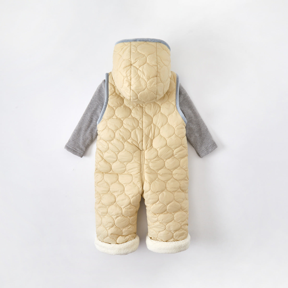 Cute Baby Vest Romper Warm Cotton-Padded Pants for Boys and Girls
