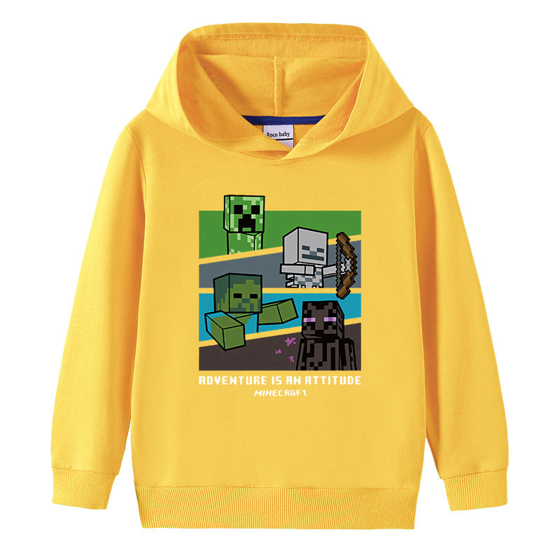 Cotton hooded sweatshirt for children