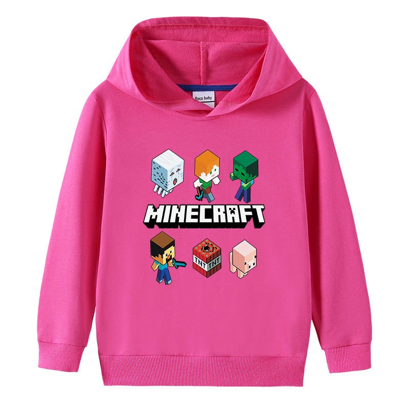 Cotton hooded sweatshirt for children