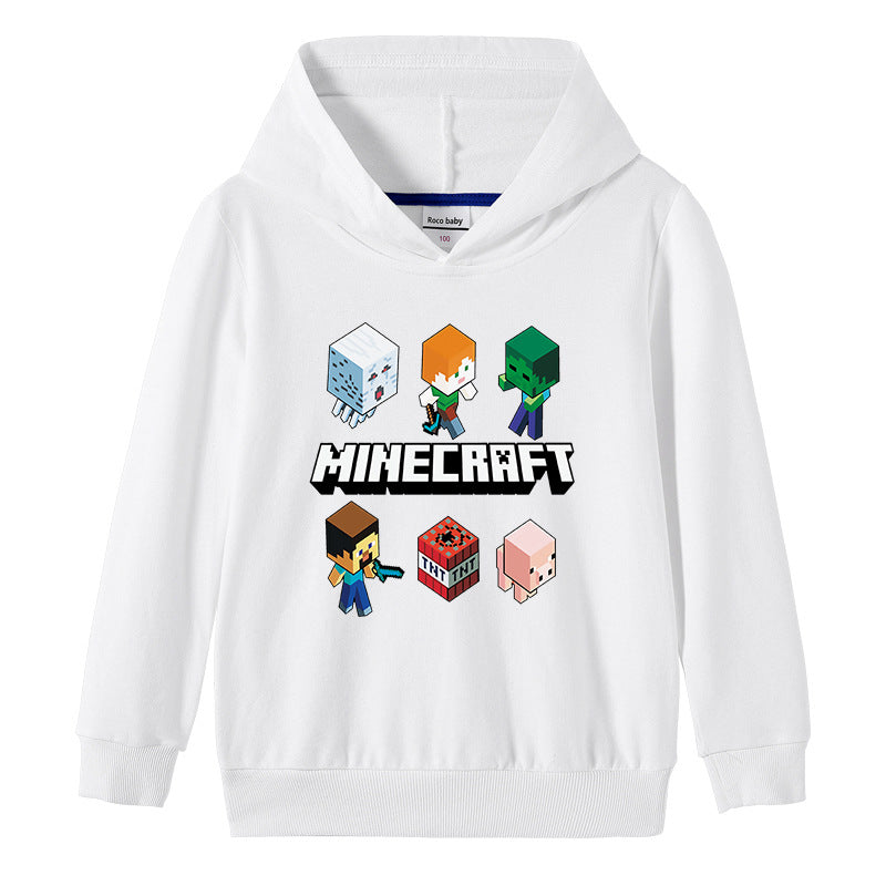 Cotton hooded sweatshirt for children