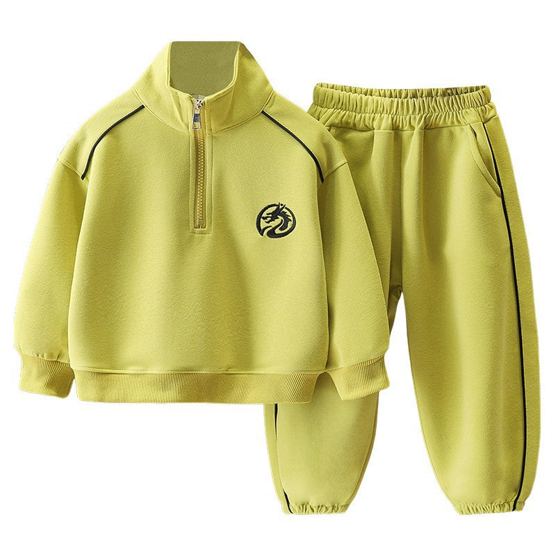 Boy Sporty Dragon Tracksuit Set