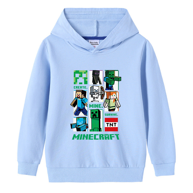 Cotton hooded sweatshirt for children