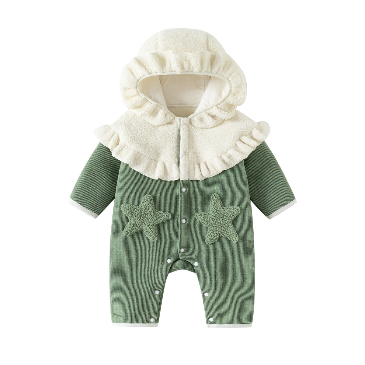 Baby Clothes Cute Starfish Romper Children's Bodysuit Outerwear Winter Outfit