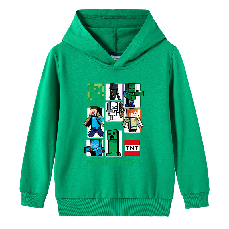 Cotton hooded sweatshirt for children