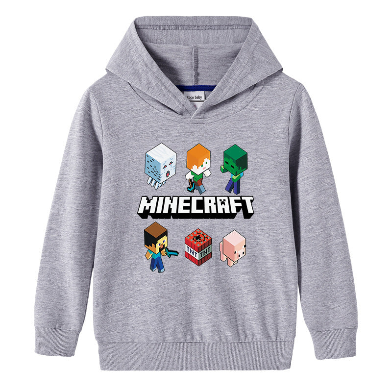 Cotton hooded sweatshirt for children