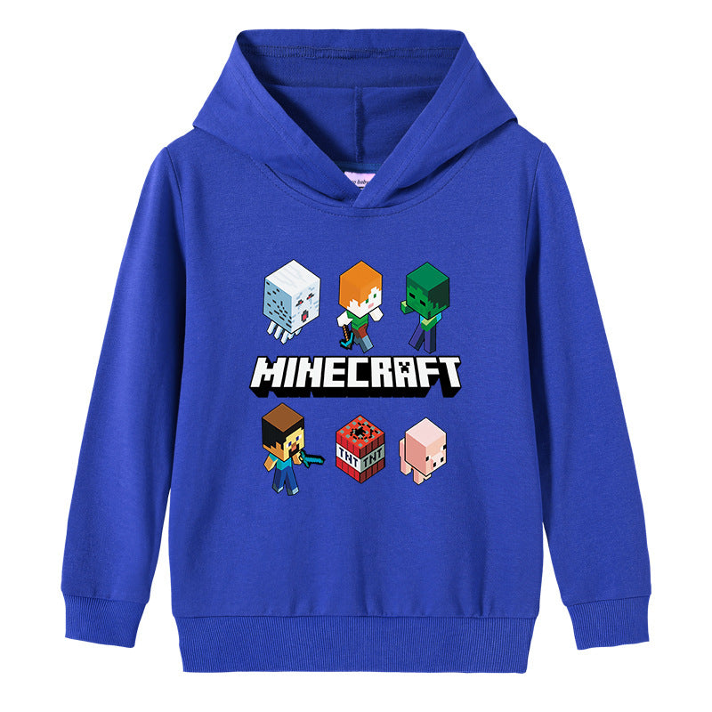 Cotton hooded sweatshirt for children