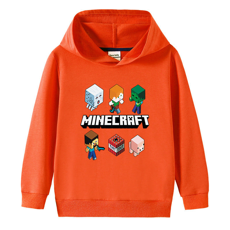 Cotton hooded sweatshirt for children