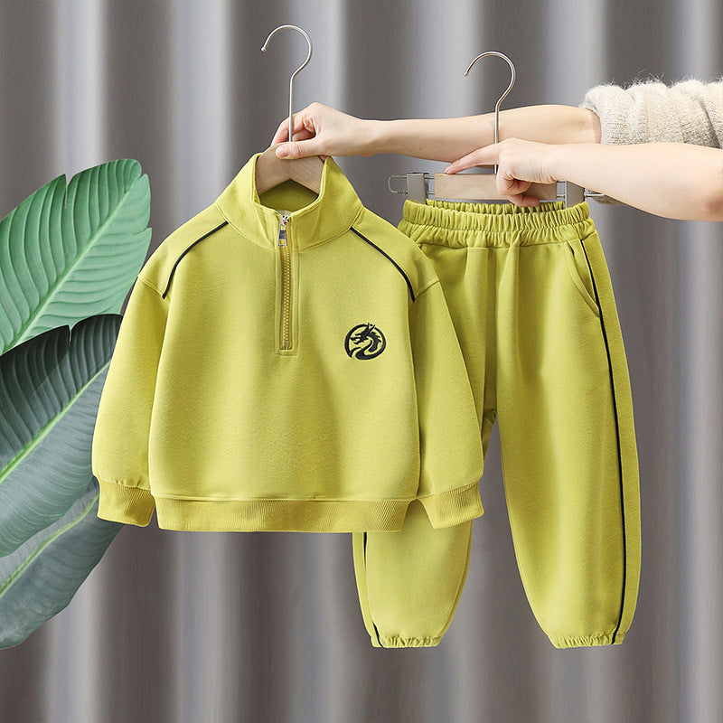Boy Sporty Dragon Tracksuit Set