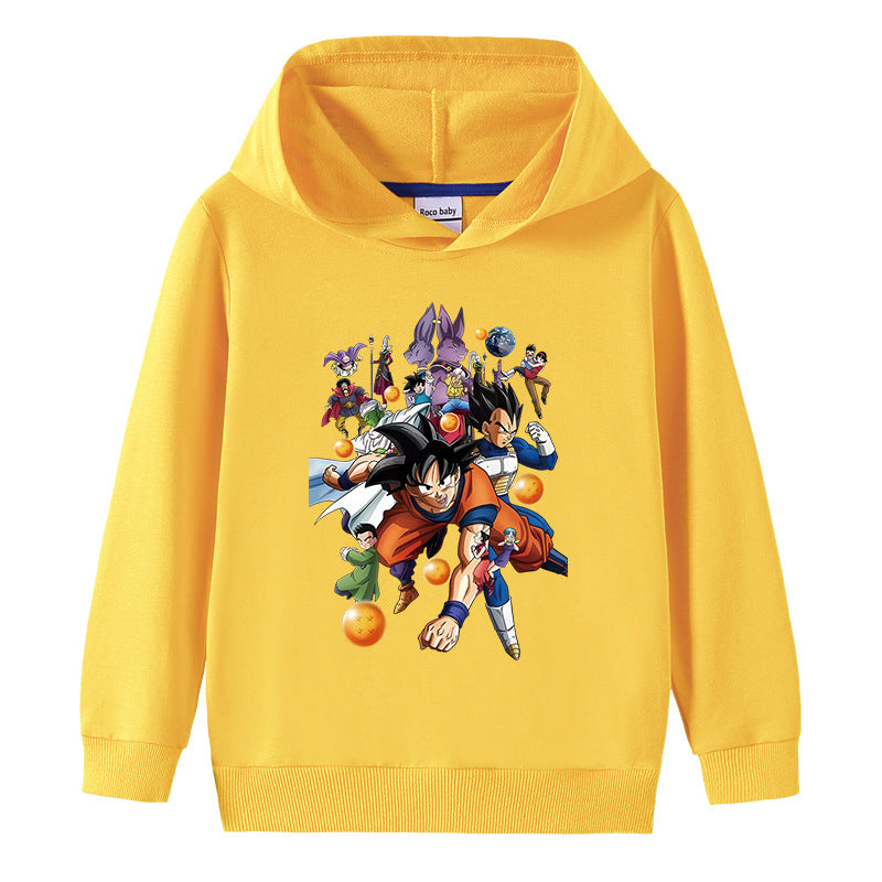 Cotton hooded sweatshirt for children