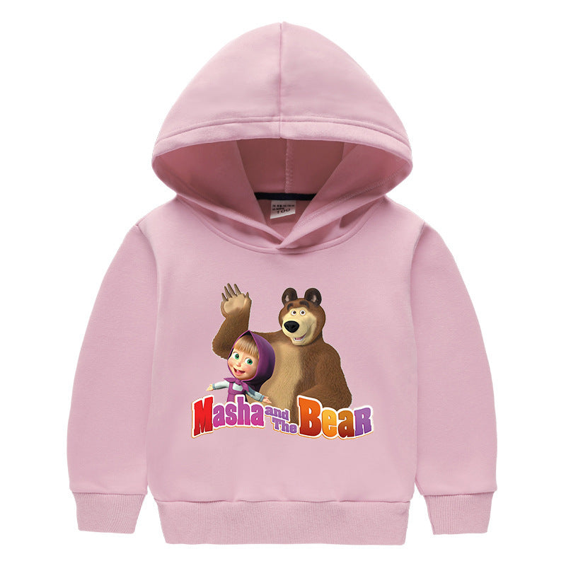 Children's hooded sweatshirt for autumn and winter