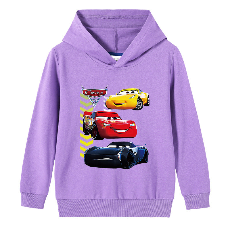 Cotton hooded sweatshirt for children