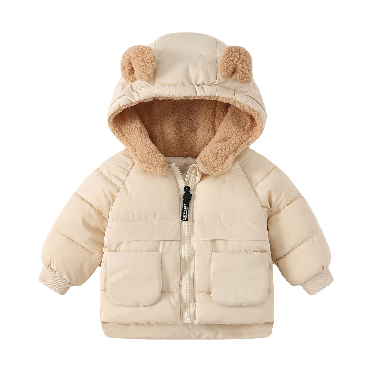 Thickened Cotton Coat for Kids Winter Boys Girls Cotton Jacket Children Outerwear Clothing