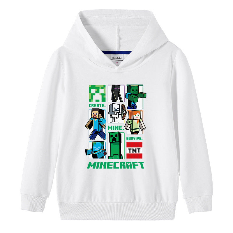Cotton hooded sweatshirt for children