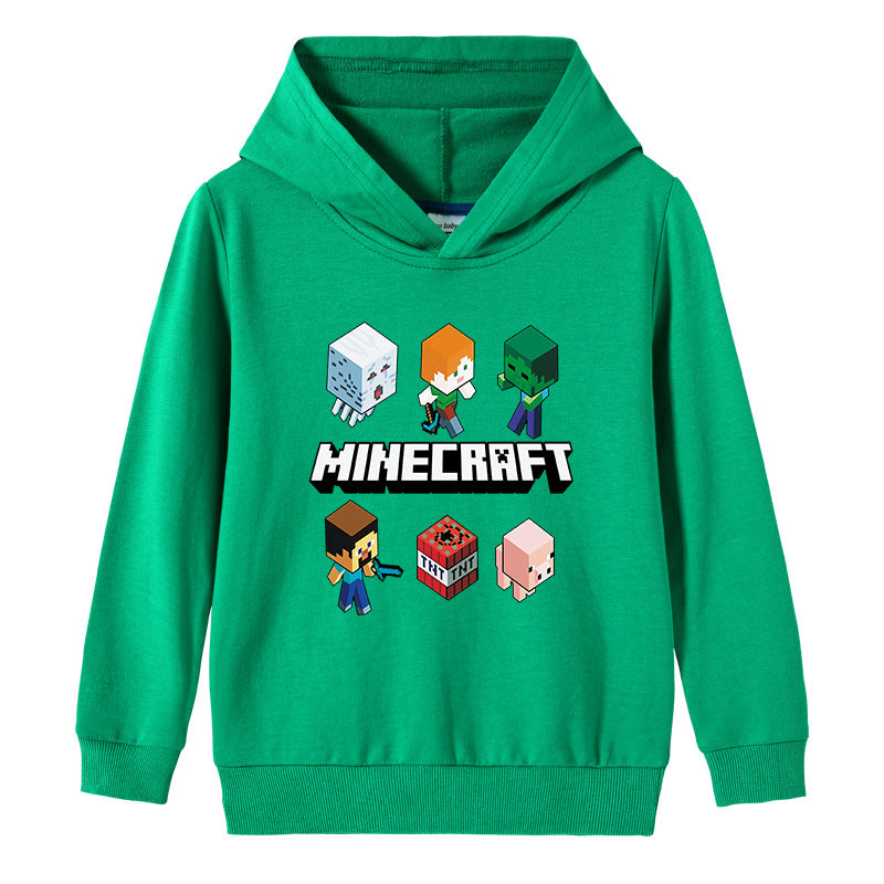 Cotton hooded sweatshirt for children