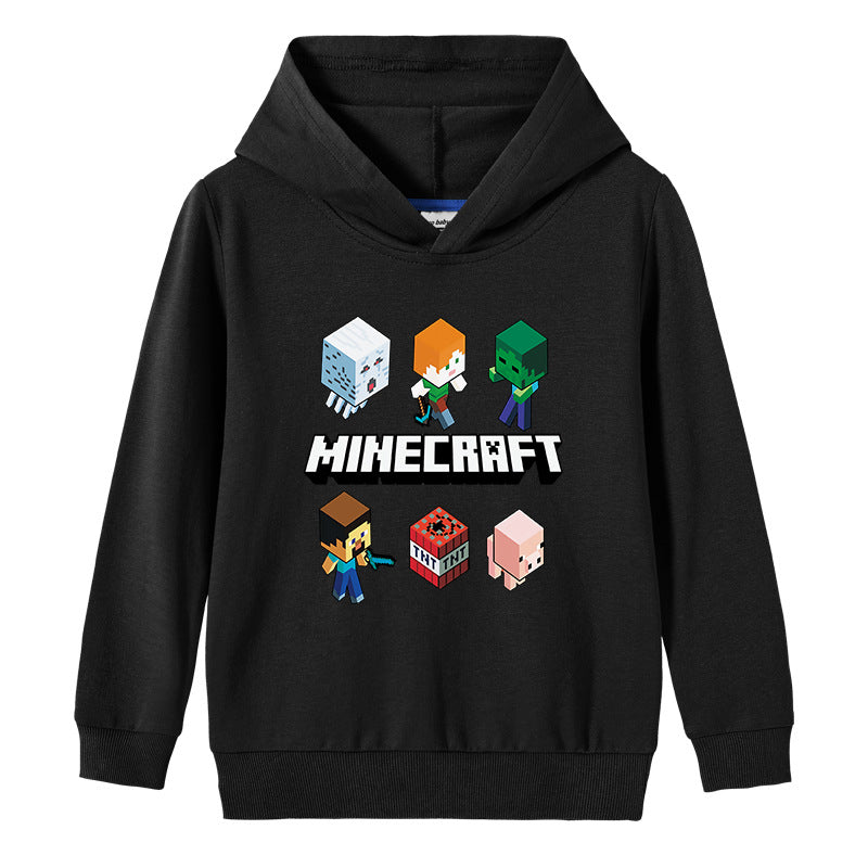 Cotton hooded sweatshirt for children