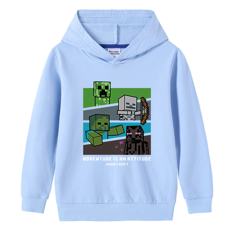 Cotton hooded sweatshirt for children