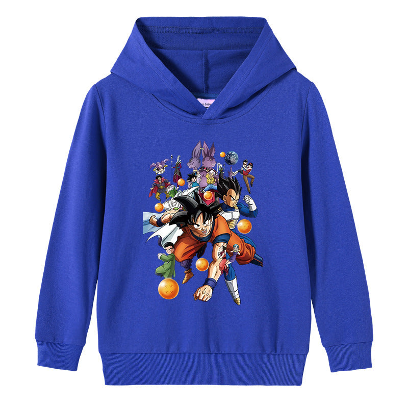 Cotton hooded sweatshirt for children
