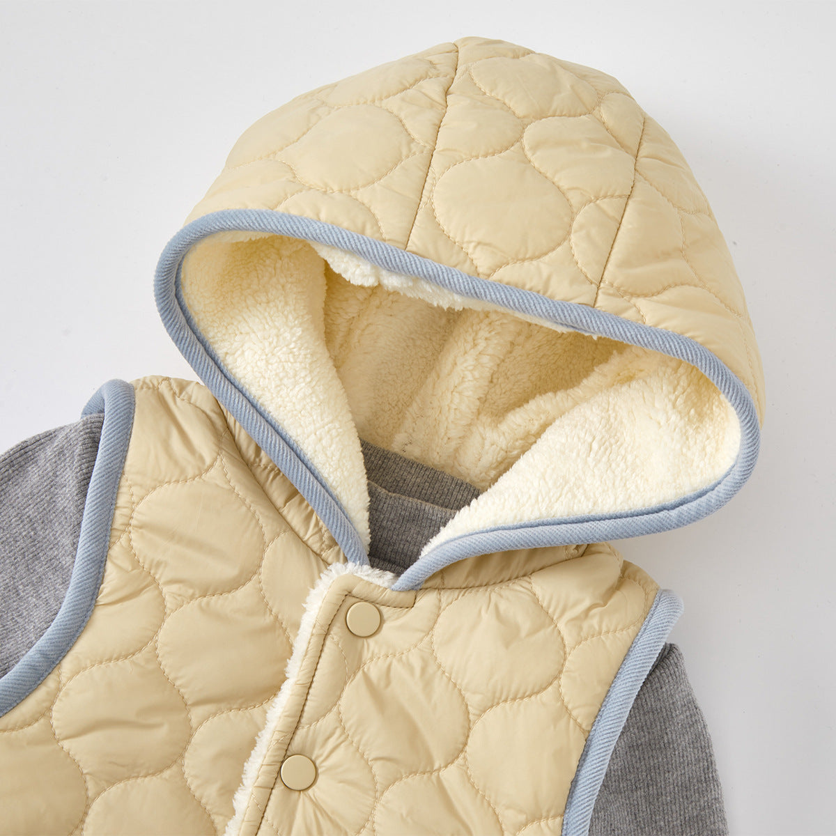 Cute Baby Vest Romper Warm Cotton-Padded Pants for Boys and Girls