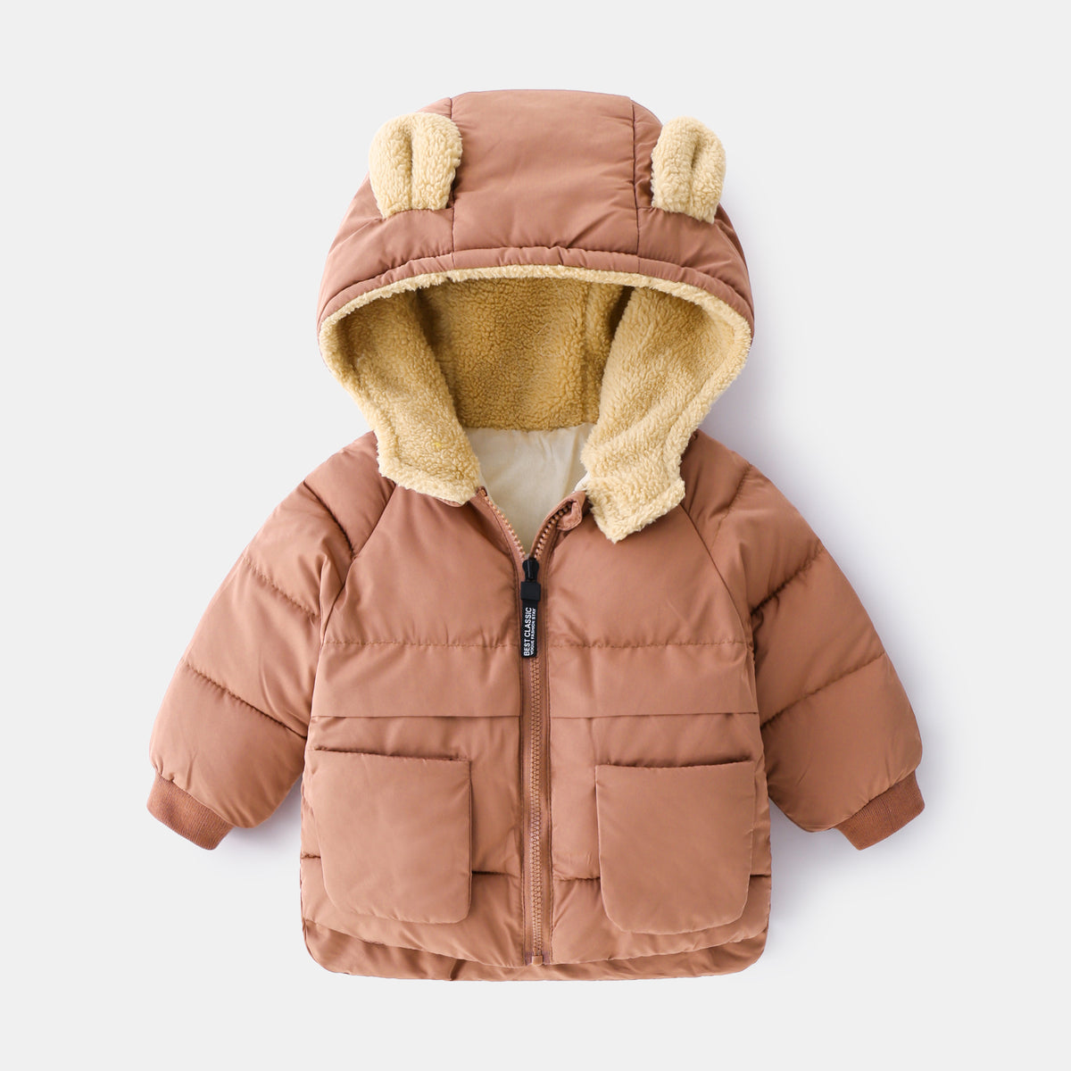 Thickened Cotton Coat for Kids Winter Boys Girls Cotton Jacket Children Outerwear Clothing