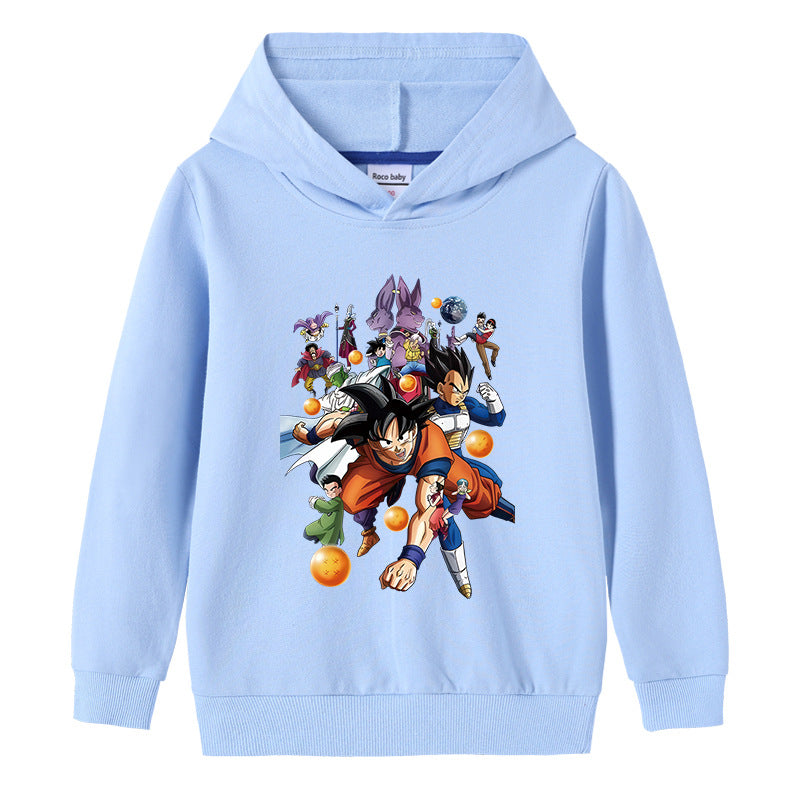 Cotton hooded sweatshirt for children