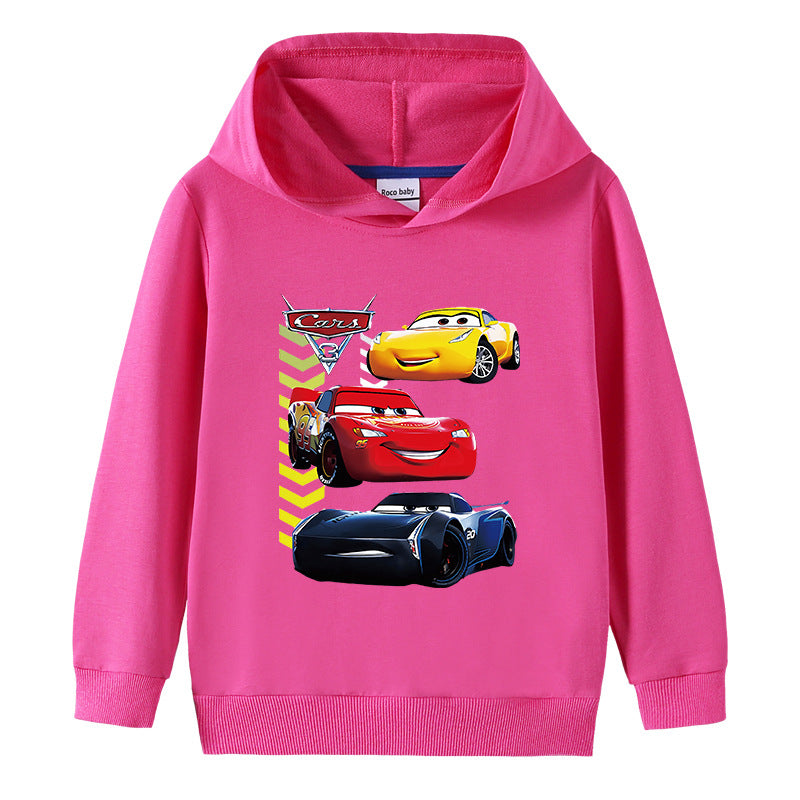 Cotton hooded sweatshirt for children
