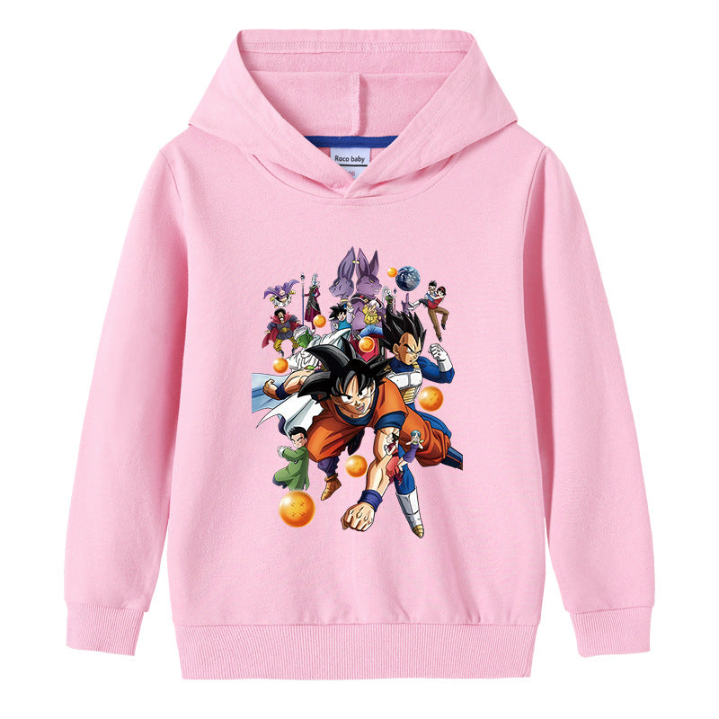 Cotton hooded sweatshirt for children