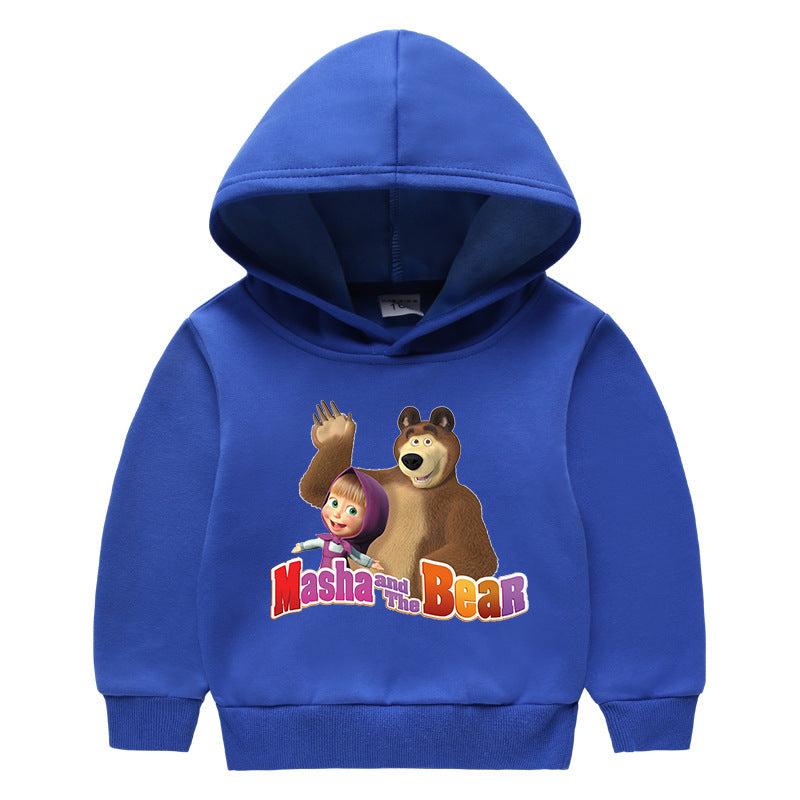 Children's hooded sweatshirt for autumn and winter
