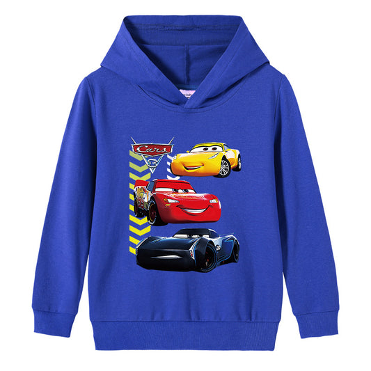 Cotton hooded sweatshirt for children