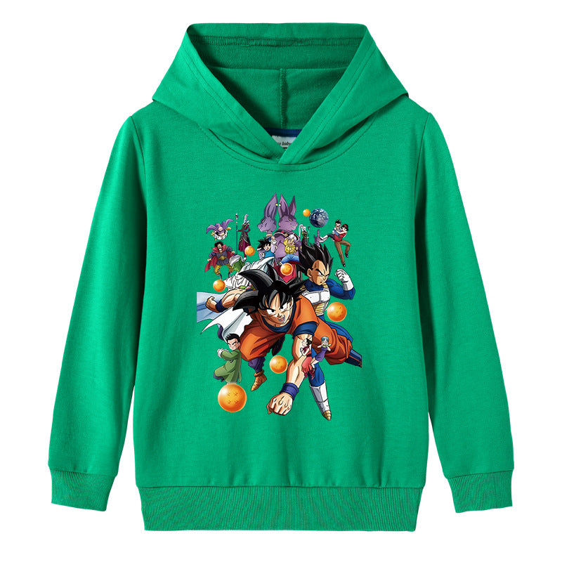 Cotton hooded sweatshirt for children