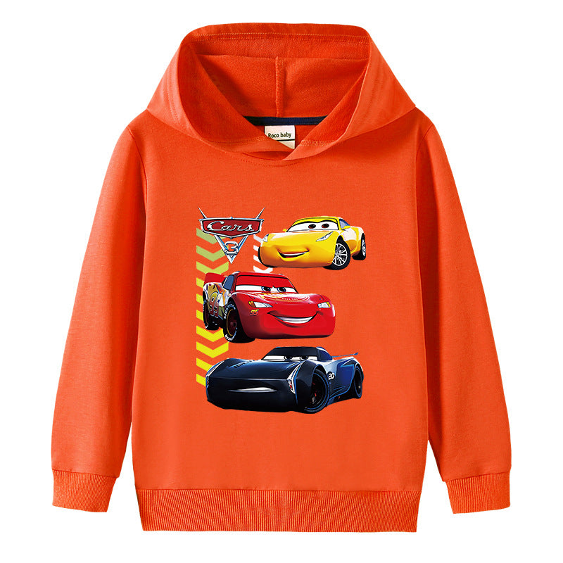 Cotton hooded sweatshirt for children