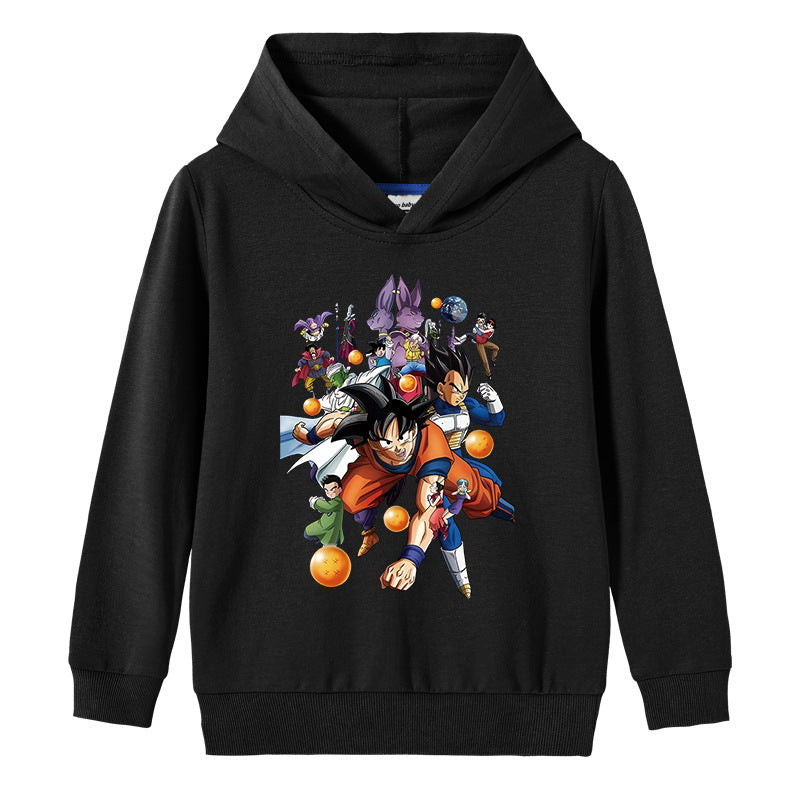 Cotton hooded sweatshirt for children