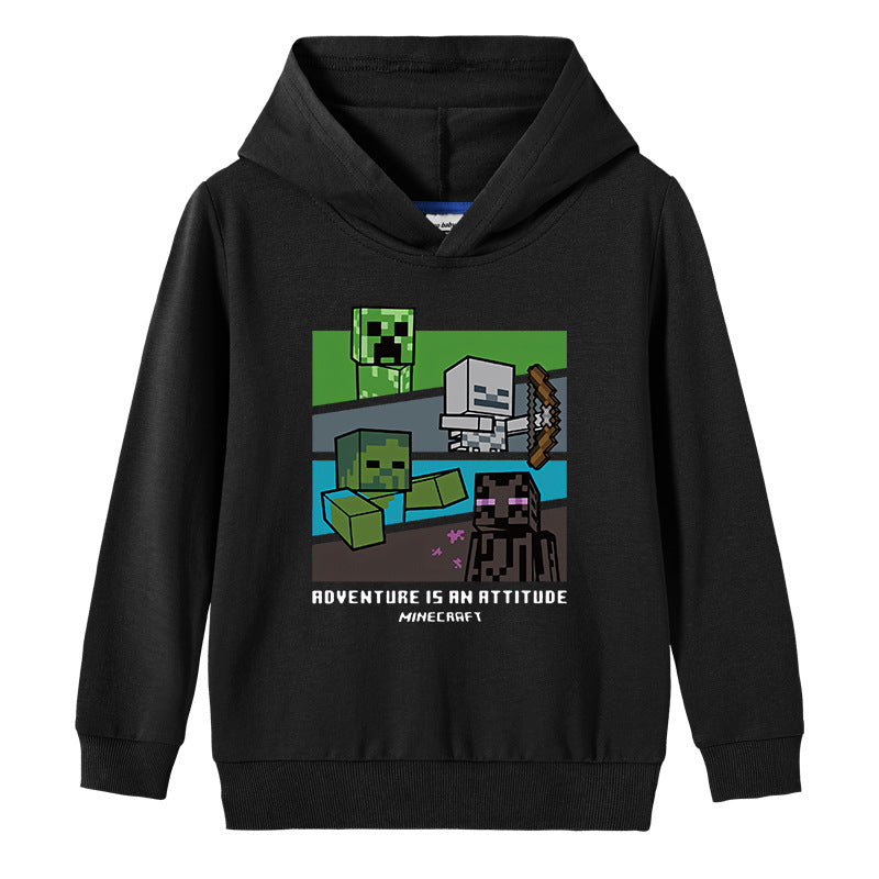 Cotton hooded sweatshirt for children