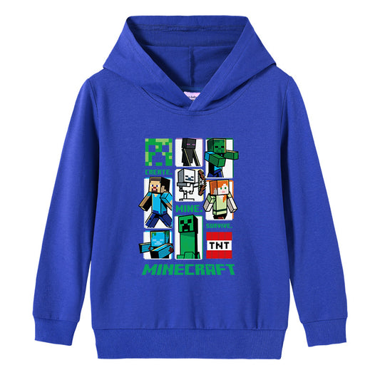 Cotton hooded sweatshirt for children