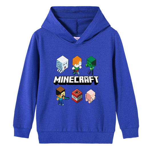 Cotton hooded sweatshirt for children