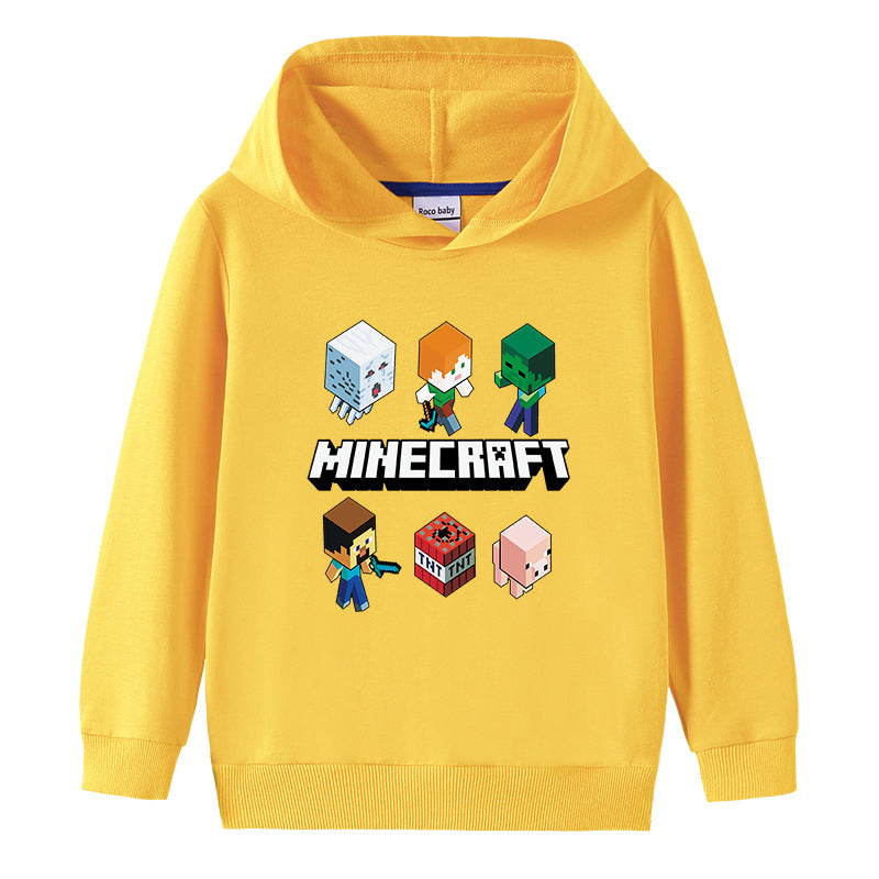Cotton hooded sweatshirt for children