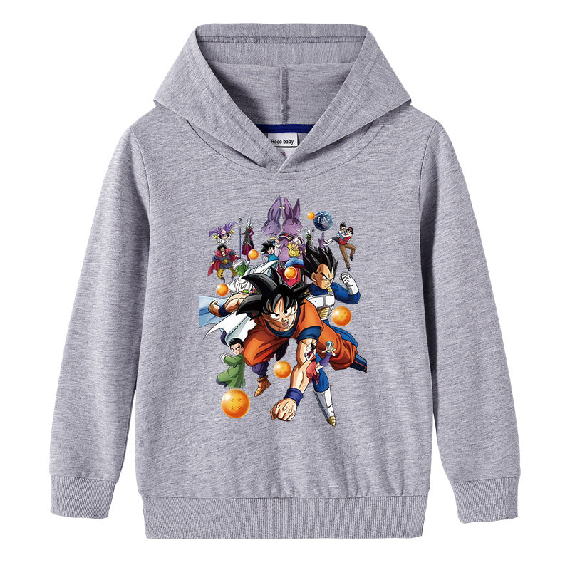 Cotton hooded sweatshirt for children