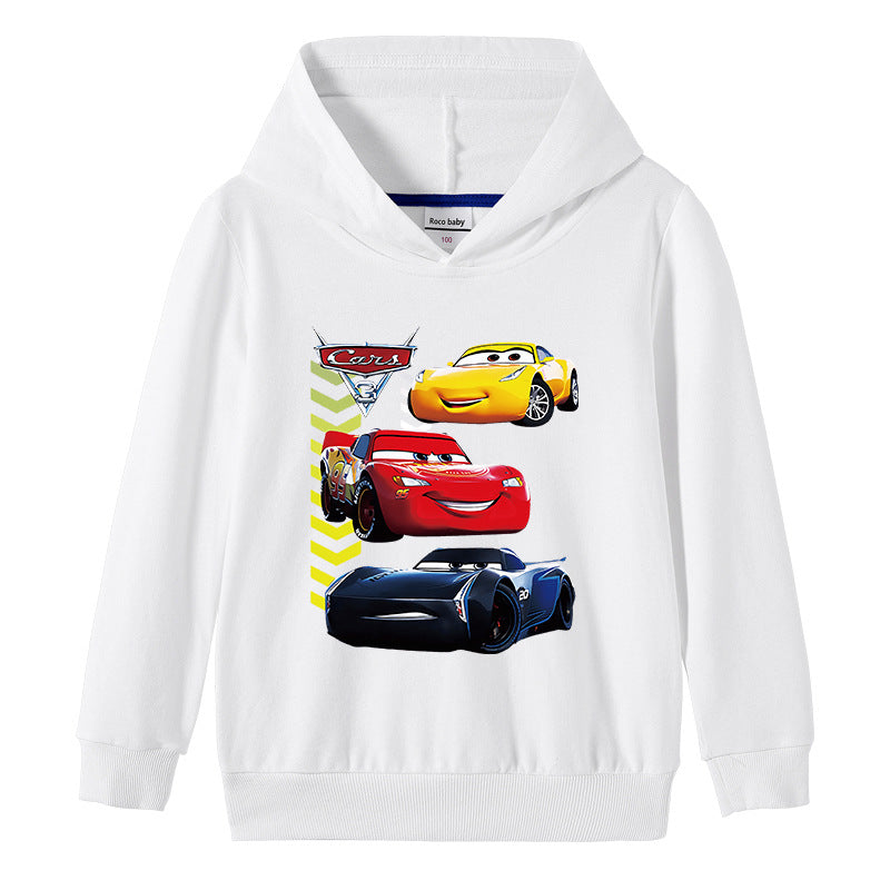 Cotton hooded sweatshirt for children