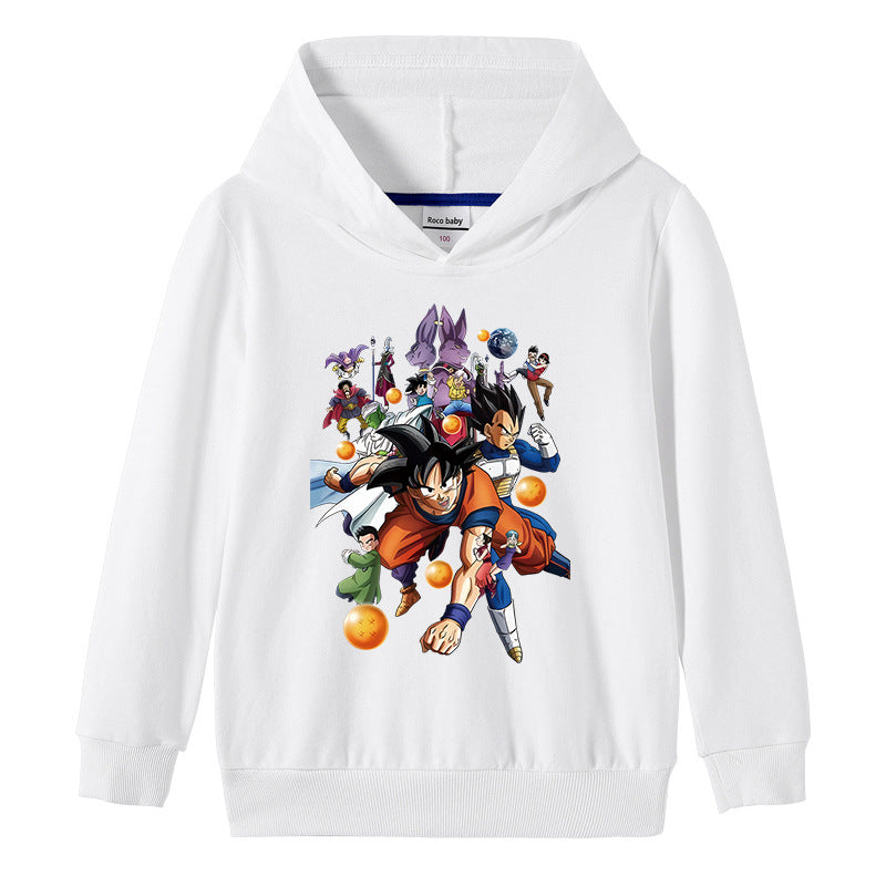 Cotton hooded sweatshirt for children