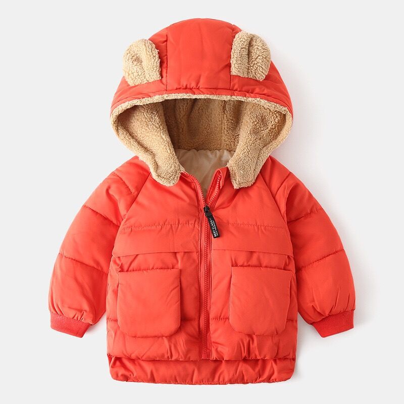 Thickened Cotton Coat for Kids Winter Boys Girls Cotton Jacket Children Outerwear Clothing