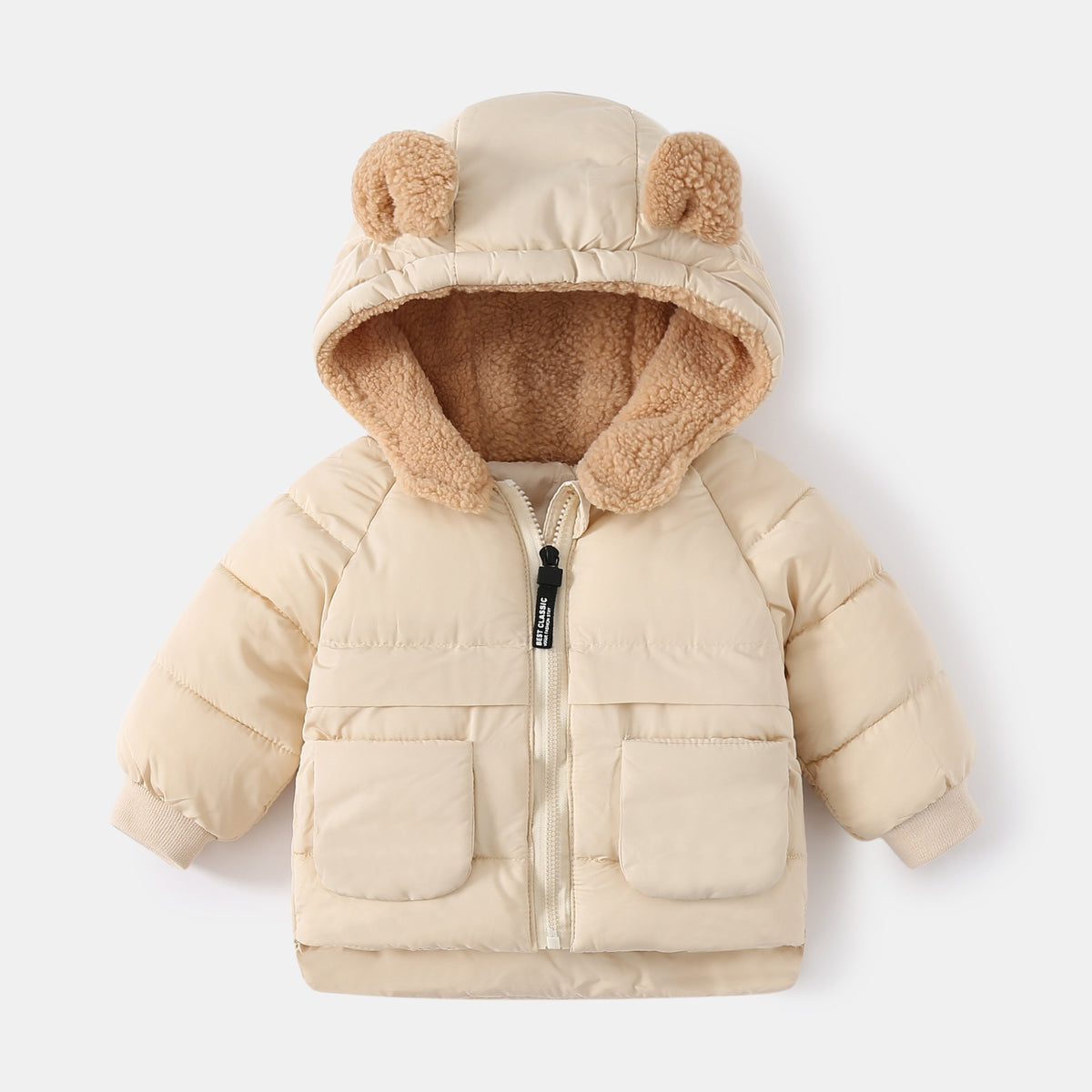 Thickened Cotton Coat for Kids Winter Boys Girls Cotton Jacket Children Outerwear Clothing