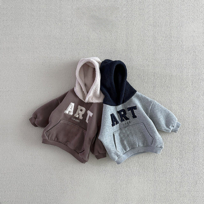 Boy & Girl Sherpa Lined Hoodie & Jogger Pants Set