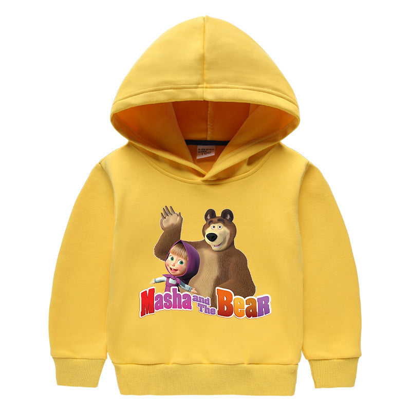 Children's hooded sweatshirt for autumn and winter