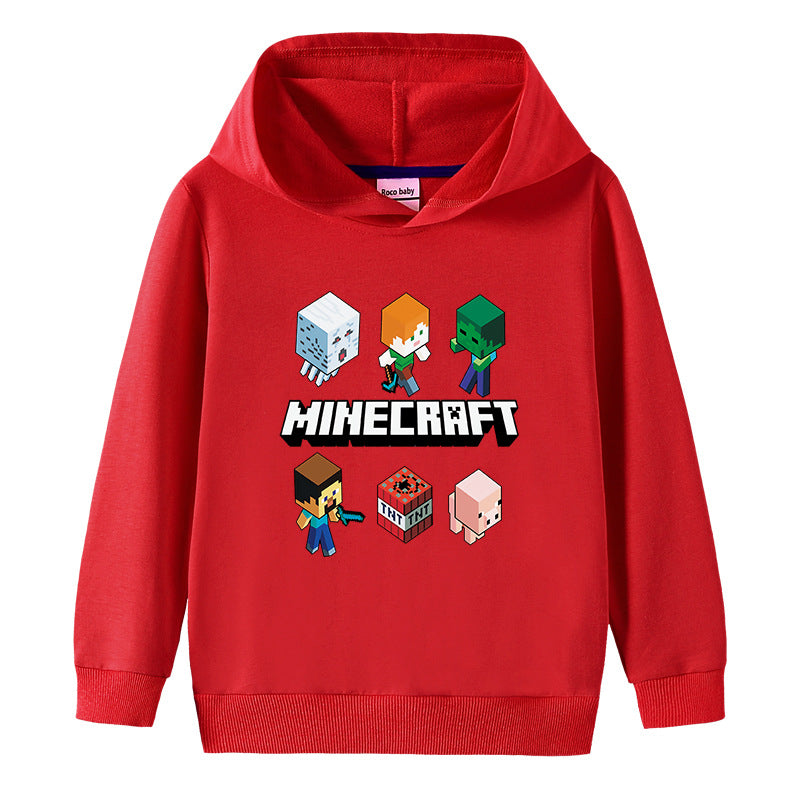 Cotton hooded sweatshirt for children
