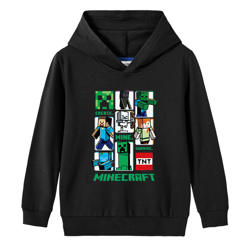 Cotton hooded sweatshirt for children