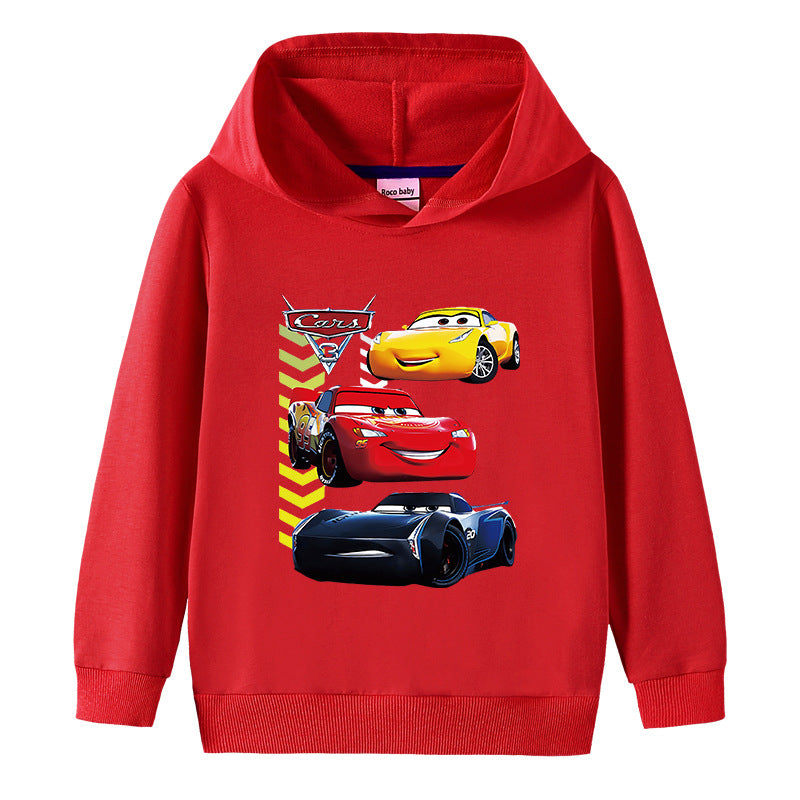 Cotton hooded sweatshirt for children