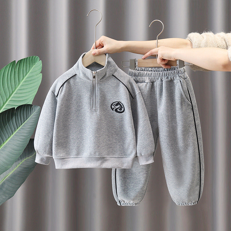 Boy Sporty Dragon Tracksuit Set