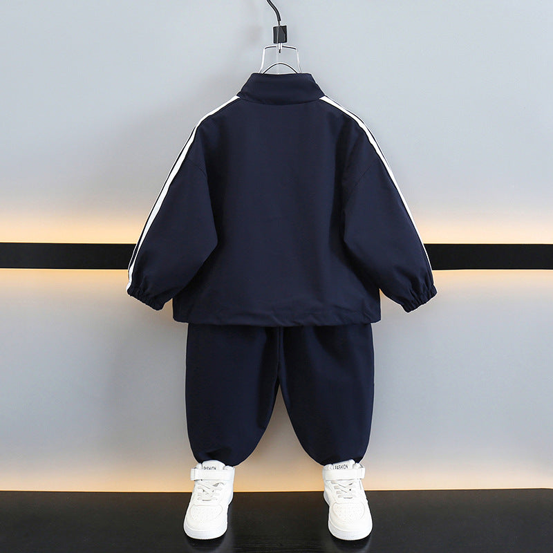 Boy Sports Track Jacket Pants Set