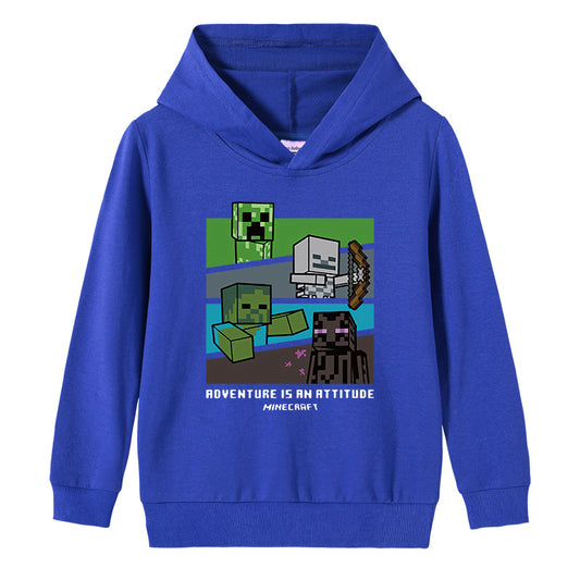 Cotton hooded sweatshirt for children